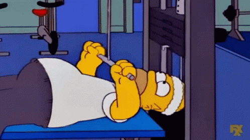 Homer Simpson vježba